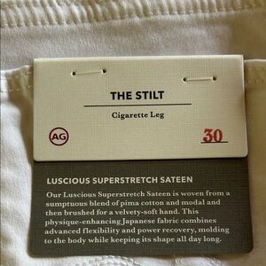 AG Adriano Goldschmied The Stilt Jeans - White